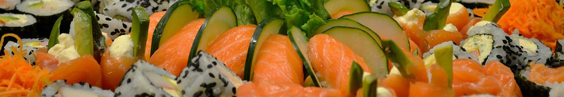 Eating Japanese Sushi at Hanabi Sushi restaurant in Victorville, CA.